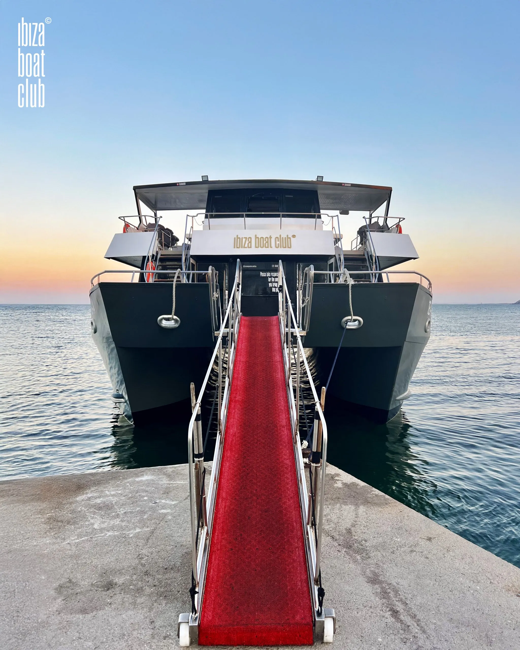 Red carpet Ibiza Boat Club